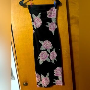 Halter mini tube dress